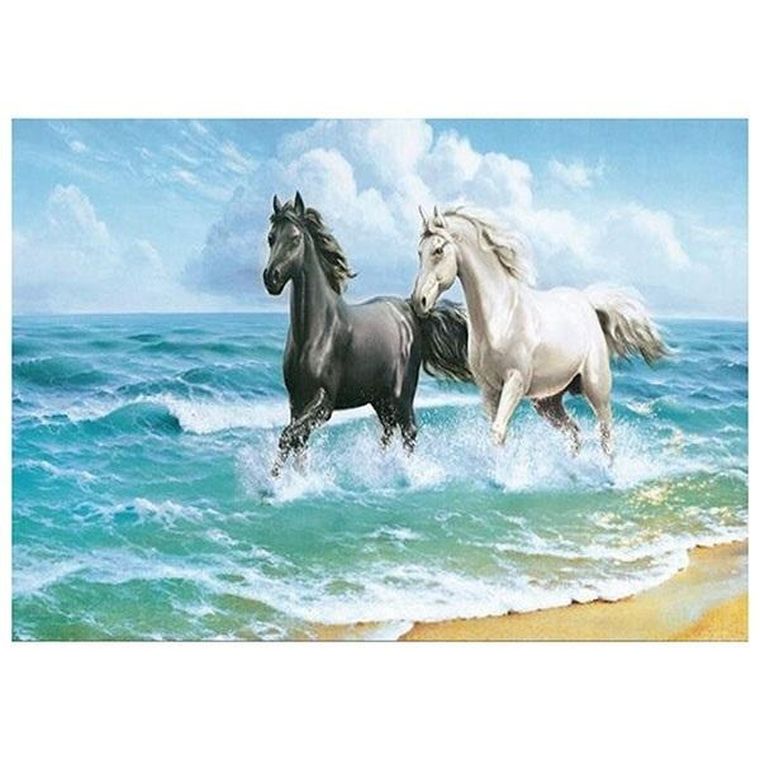 Titanum, mozaika diamentowa, Konie, 30-40 cm