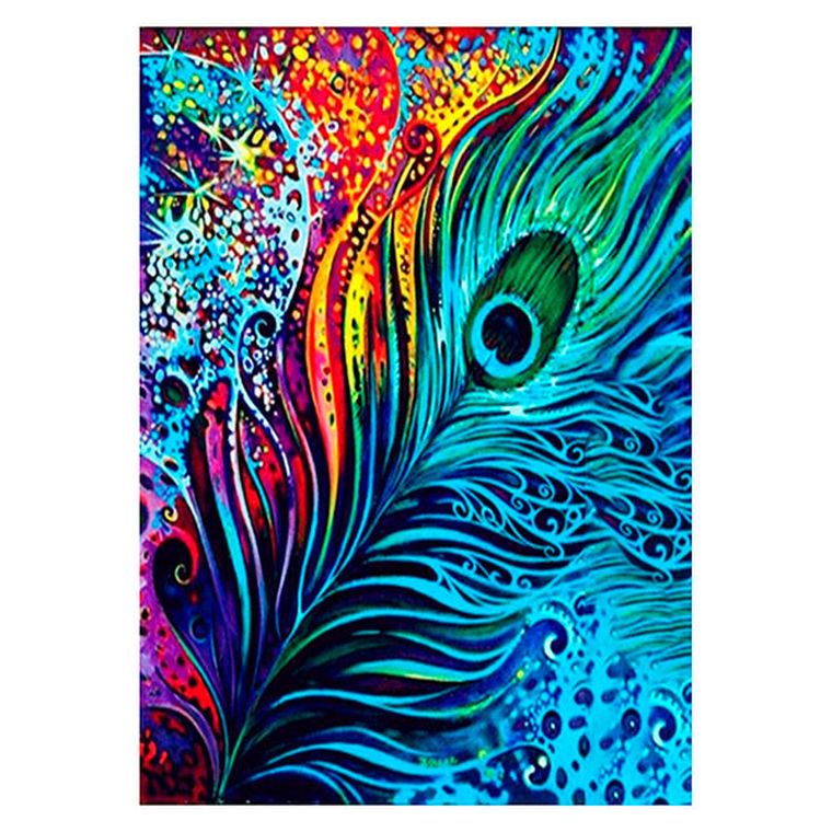 Titanum, mozaika diamentowa, Pawie Pióro, 30-40 cm