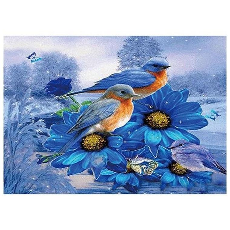 Titanum, mozaika diamentowa, Ptaszki, 30-40 cm