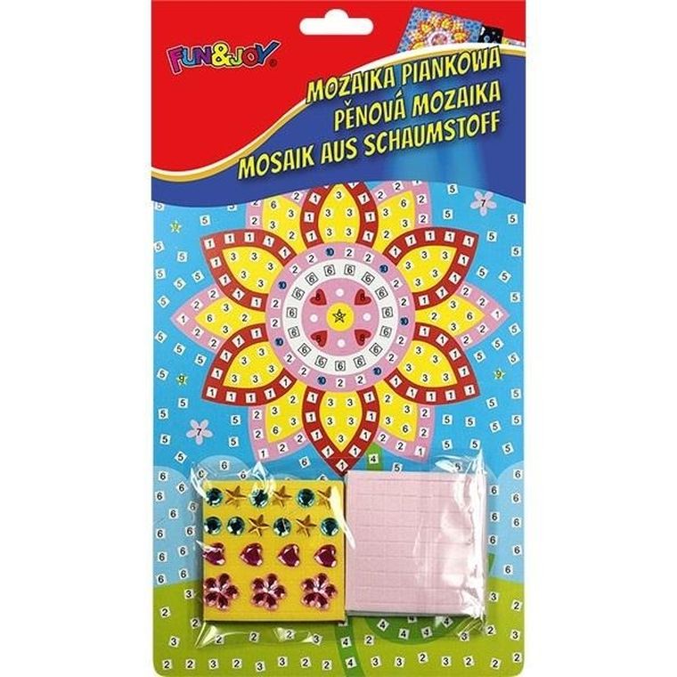 Titanum, mozaika piankowa, Kwiatek