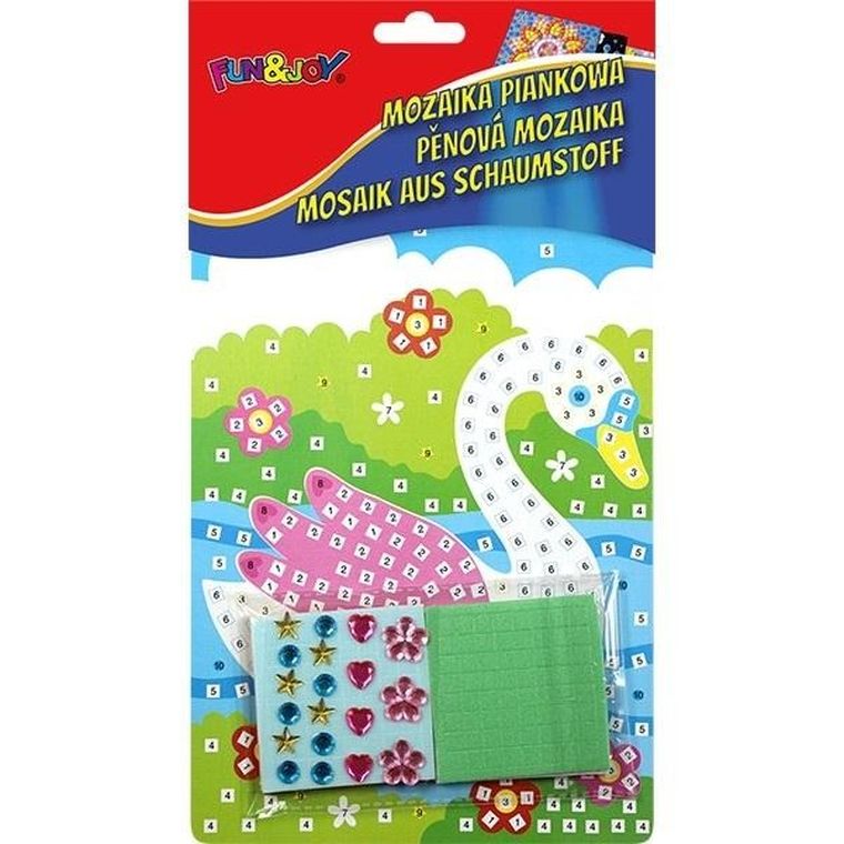 Titanum, mozaika piankowa, Łabędź