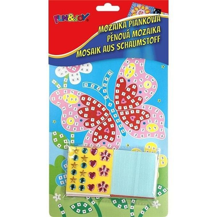 Titanum, mozaika piankowa, Motyl