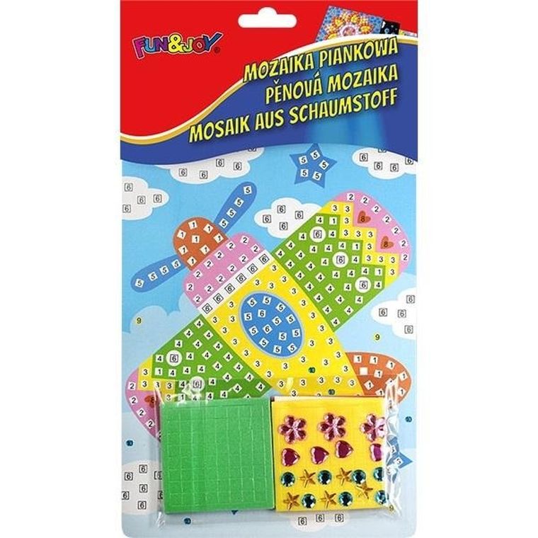 Titanum, mozaika piankowa, samolot