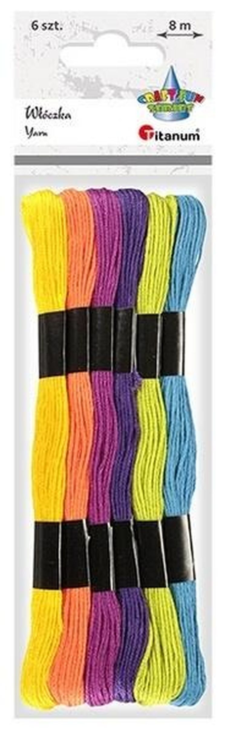 Titanum, mulina, 8mm, 6 kolorów