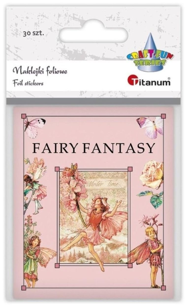 Titanum, naklejki foliowe, fairy fantasy wróżki