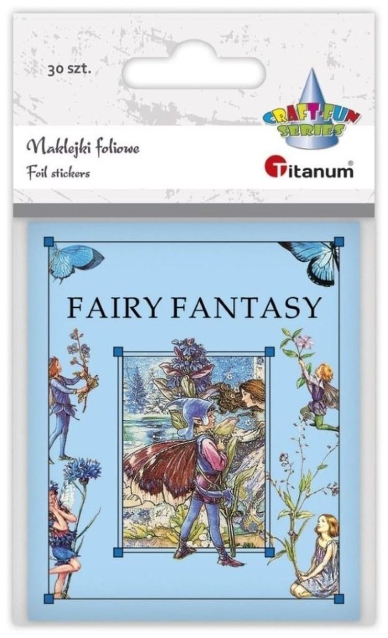 Titanum, naklejki foliowe, fairy fantasy wróżki