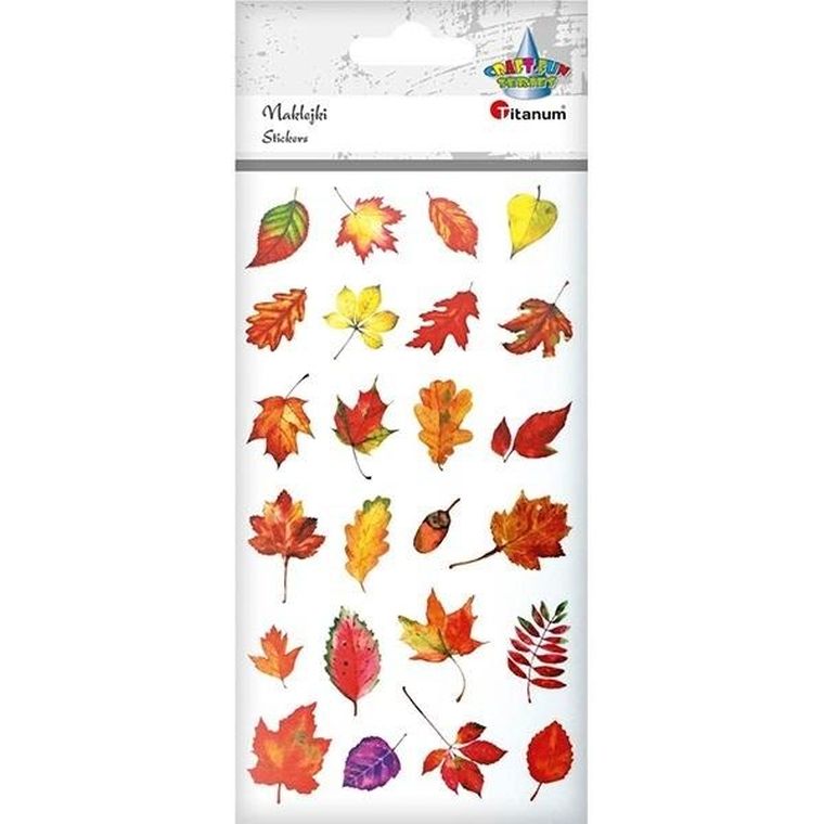 Titanum, naklejki foliowe, jesienne liście