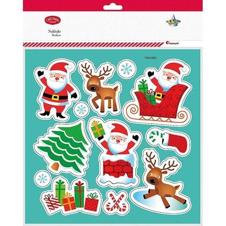 Titanum, naklejki wypukłe, 12 szt.