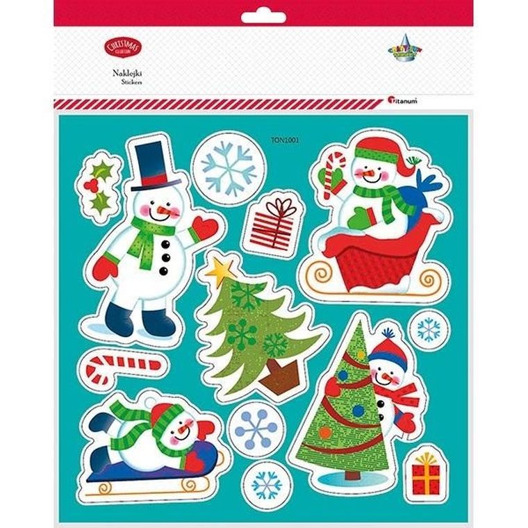 Titanum, naklejki wypukłe, 13 szt.