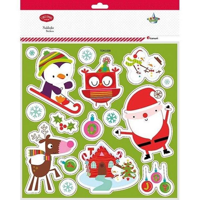 Titanum, naklejki wypukłe, 16 szt.