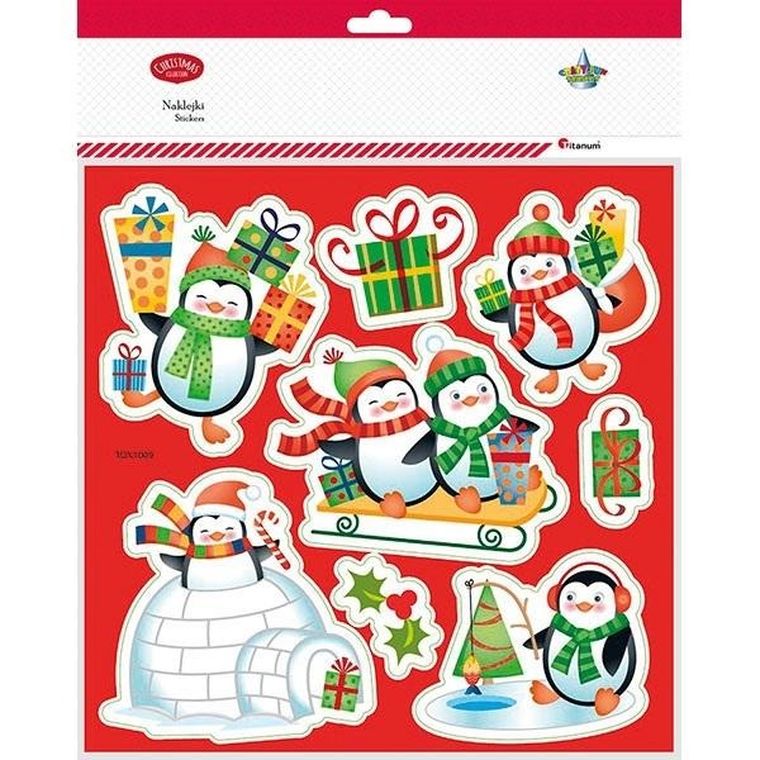 Titanum, naklejki wypukłe, 8 szt.