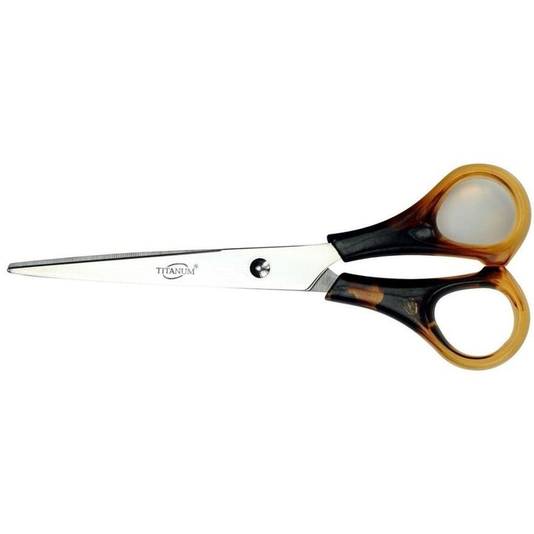 Titanum, nożyczki bursztynowe 15.5 cm