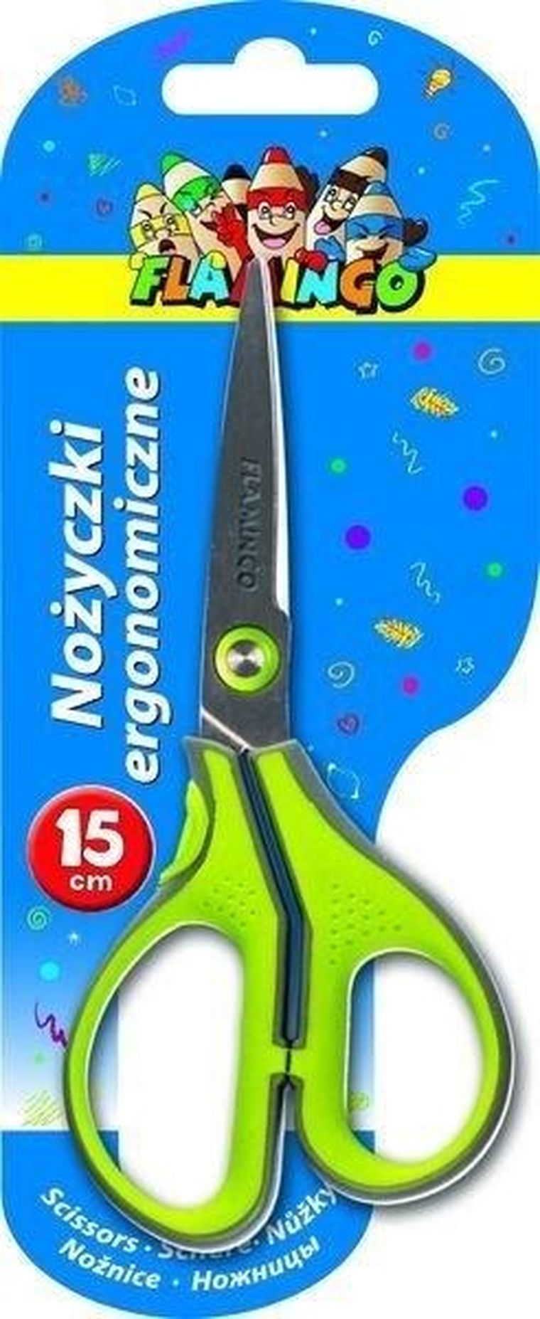 Titanum, nożyczki ergonomiczne, 15 cm