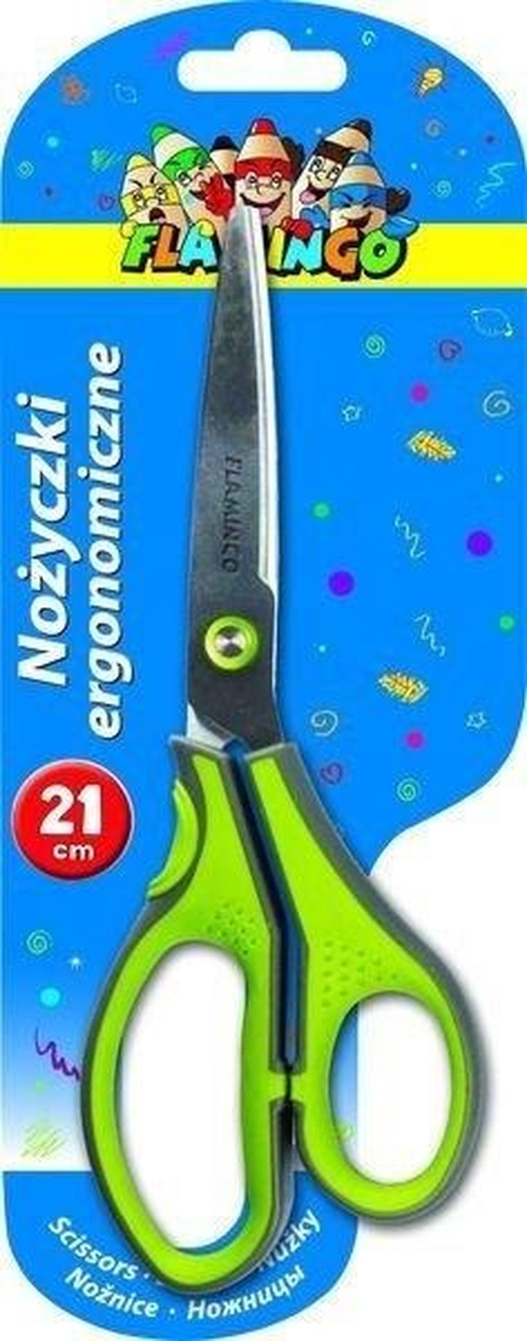 Titanum, nożyczki ergonomiczne, 21 cm