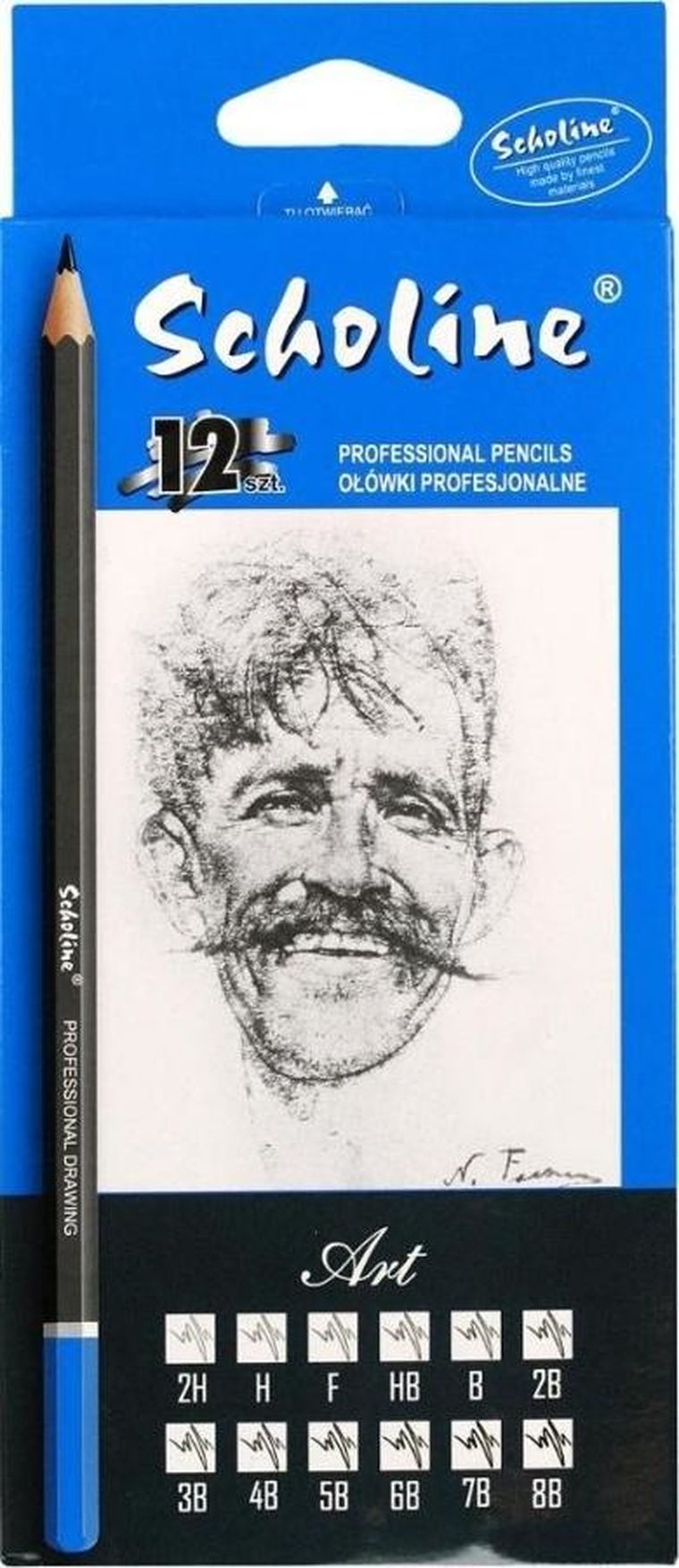 Titanum, ołówki techniczne, 12 szt.