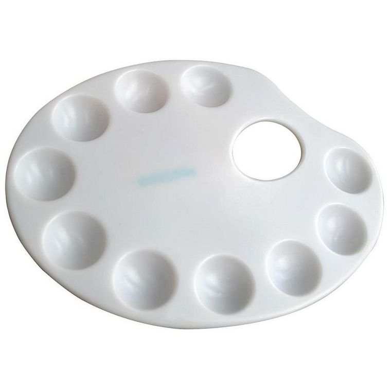 Titanum, paletka malarska, owalna, 23-17 cm