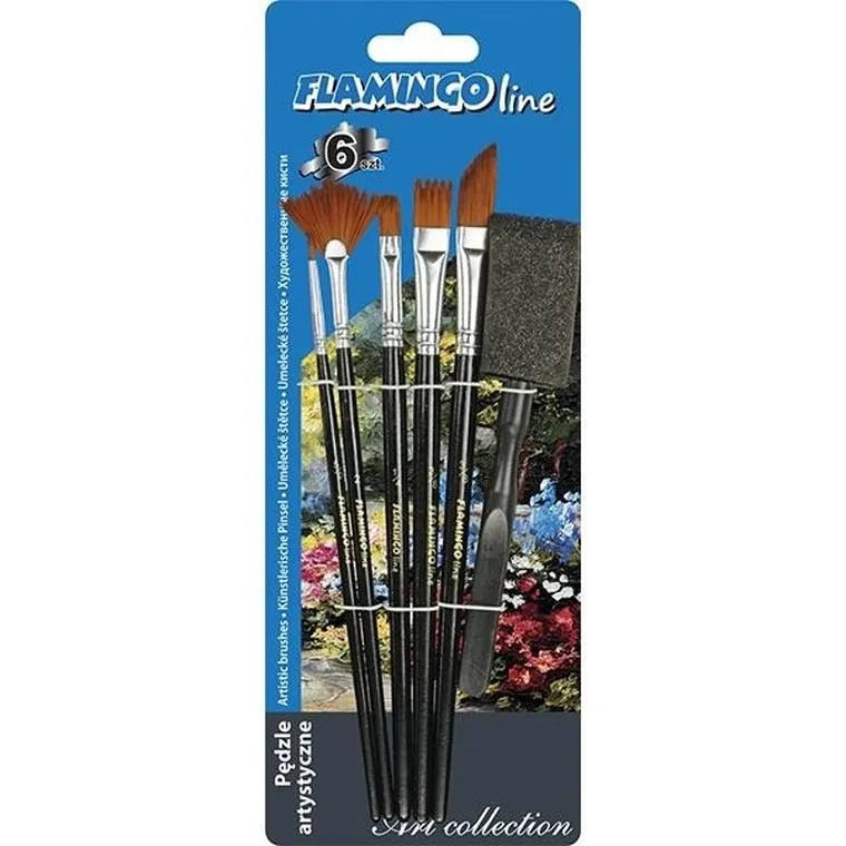 Titanum, pędzle artystyczne, 6 szt.