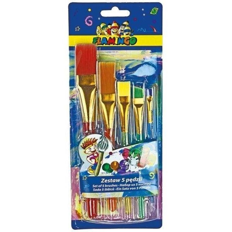 Titanum, pędzle, uchwyt akrylowy, 3 szt.