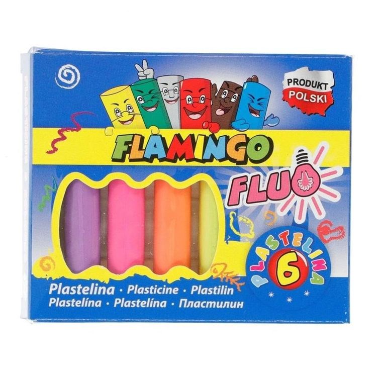 Titanum, plastelina okrągła, 12 mm, 6 kolorów