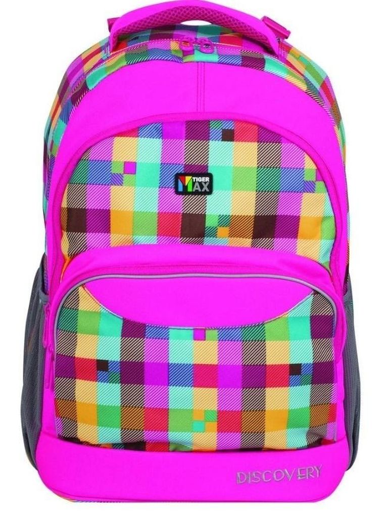 Titanum, plecak, Tiger Max Discovery, neon różowy