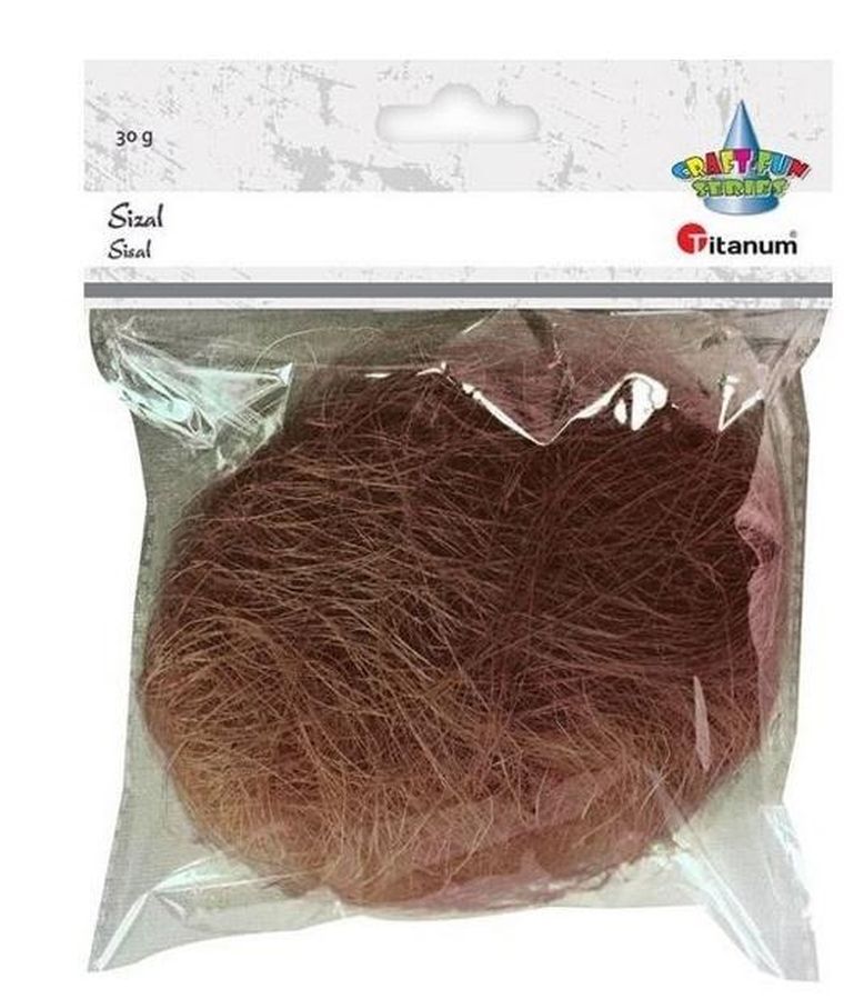 Titanum, sizal 30g, brązowy