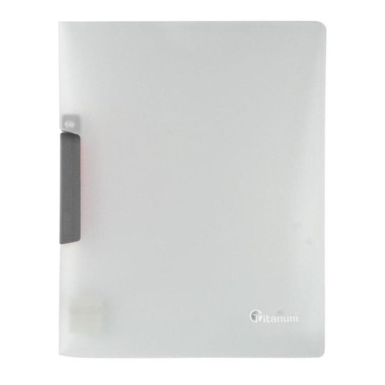 Titanum, skoroszyt z klipem, A4, szary, 1 szt.