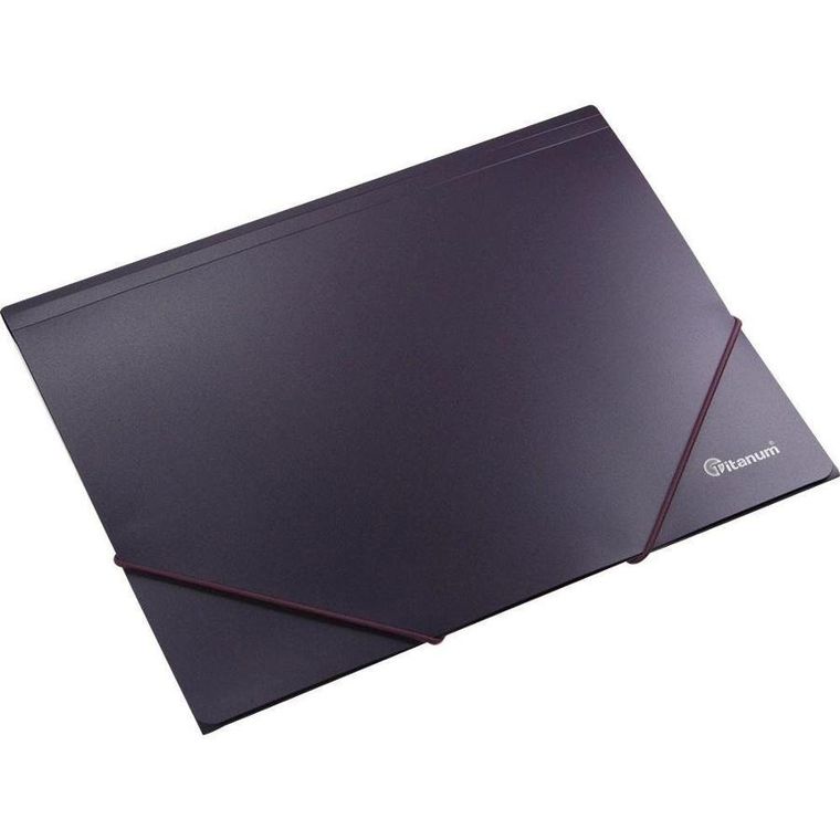 Titanum, teczka A4 z gumką, fiolet mat, 1 szt.