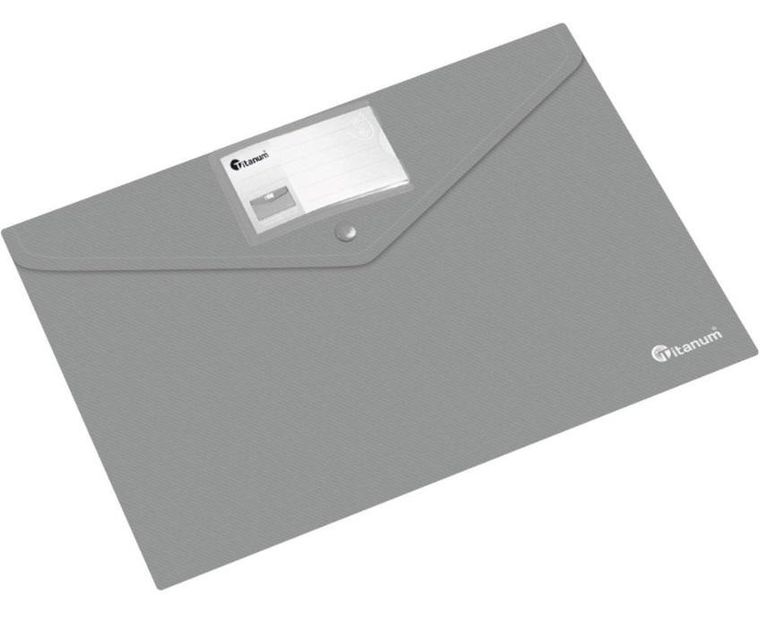 Titanum, teczka kopertowa, A4, szara, 1 szt.