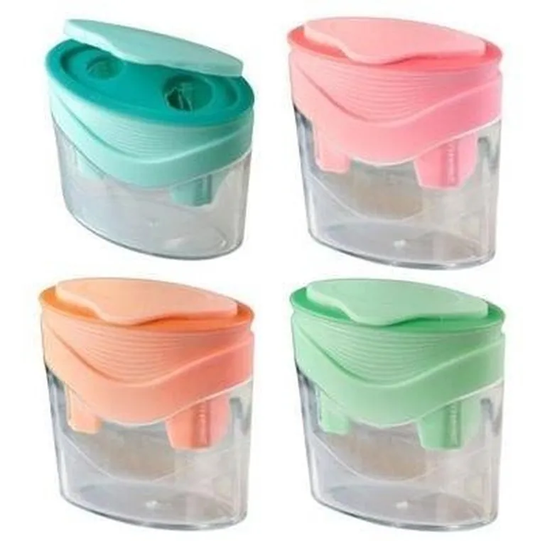 Titanum, temperówka podwójna z pojemnikiem