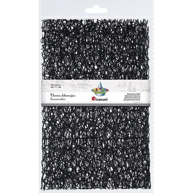 Titanum, tkanina dekoracyjna, siatka, koronkowa, 60-50 cm