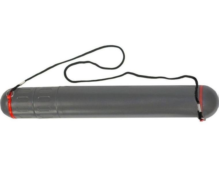 Titanum, tuba kreślarska, szara, 40 cm