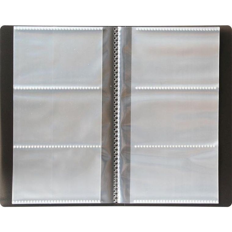 Titanum, wizytownik PP na 96 wizytówek, czarny