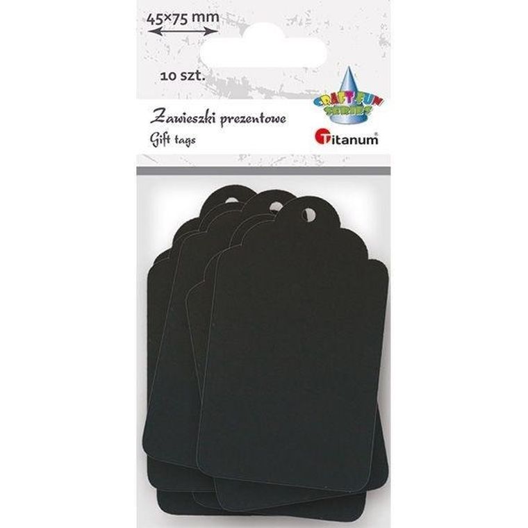 Titanum, zawieszka prezentowa kartonowa, 45-75mm, 10 szt.