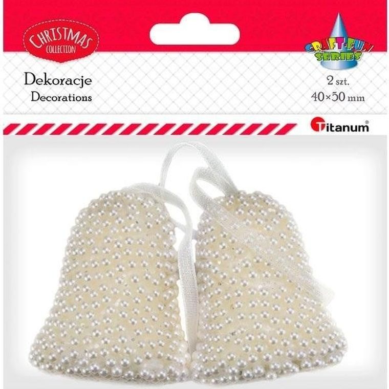 Titanum, zawieszki dzwonki, 40-50 mm, 2 szt.