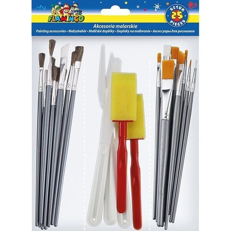 Titanum, zestaw akcesoriów artystycznych, 25 szt.