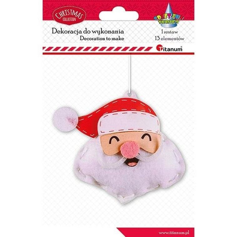 Titanum, zestaw do złożenia, głowa Mikołaja