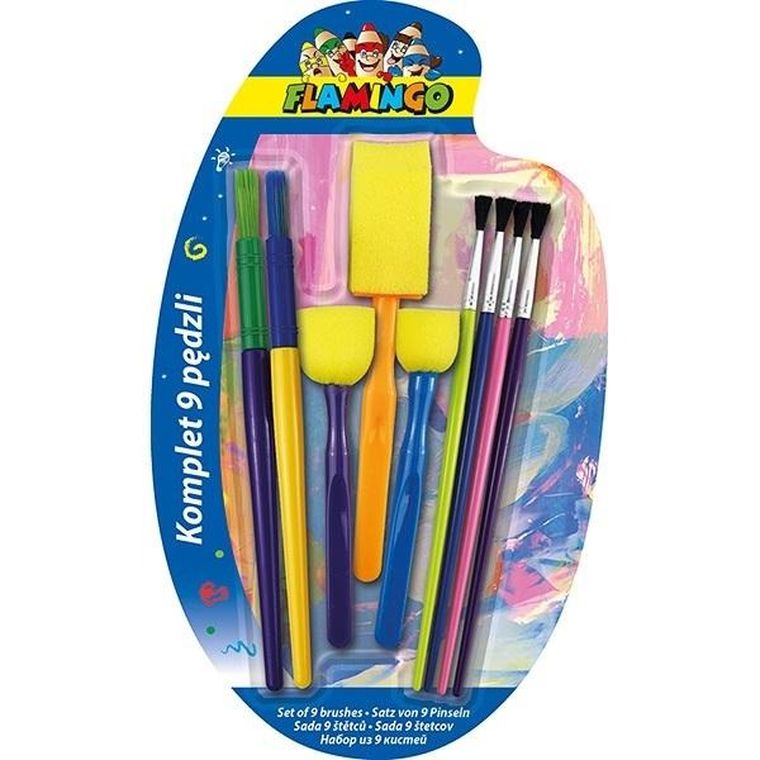 Titanum, zestaw pędzli, 9 szt.