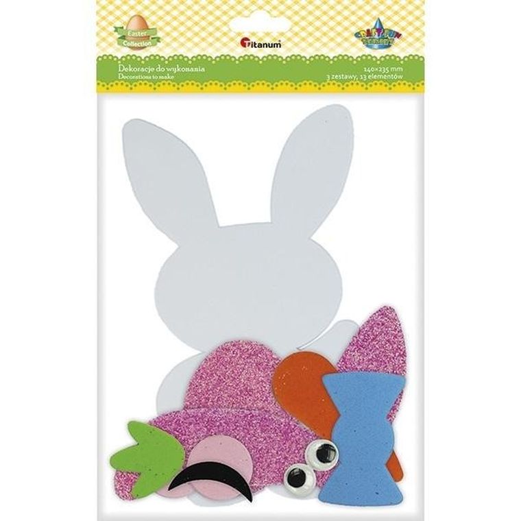 Titanum, zestaw piankowy zając z marchewką, 1 szt.