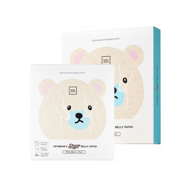 tntn mom's, nawilżająca maska na brzuch dla kobiet w ciąży, 7 szt.