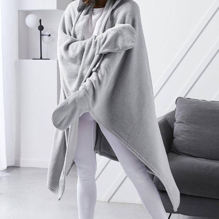 Today, koc z rękawami i kapturem, Essential, uniwersalny rozmiar, 115-165 cm