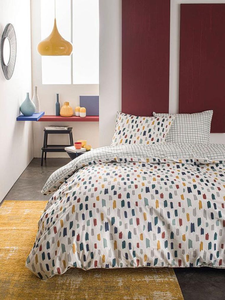 Today, pościel bawełniana, Colorful Dots, dwustronna, 200-220 cm