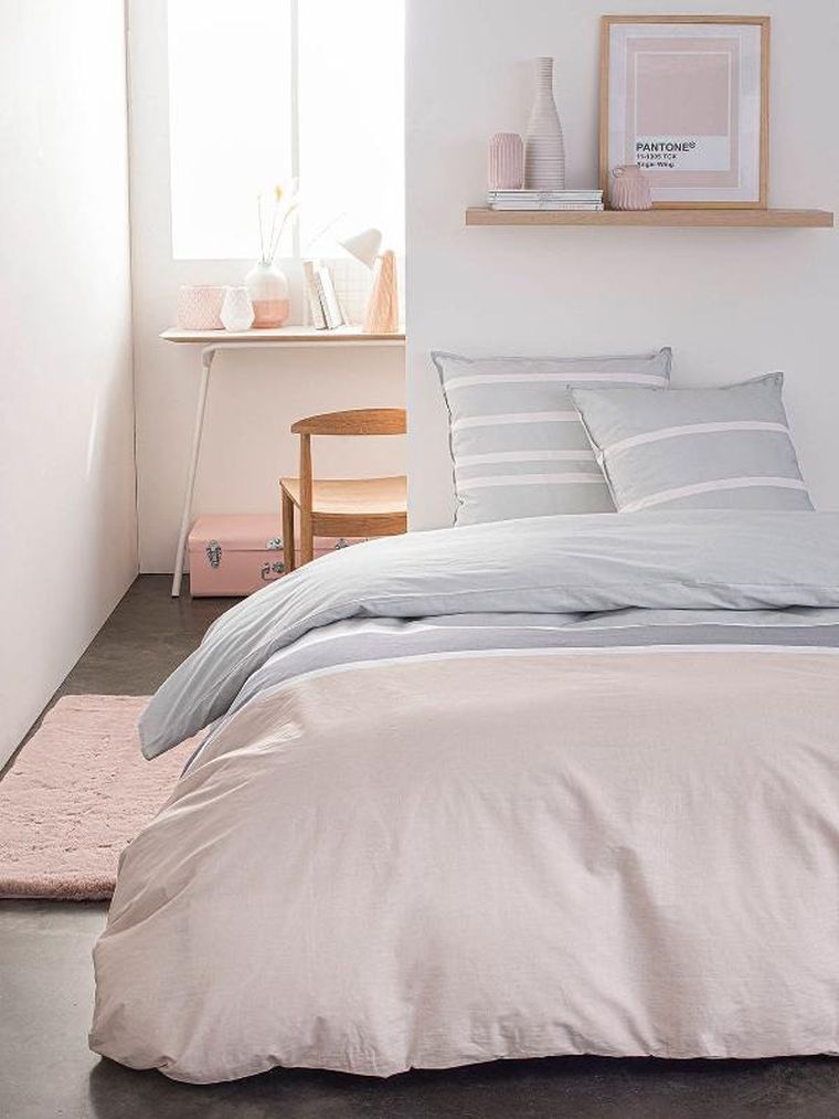 Today, pościel bawełniana, Soft Pink, dwustronna, 160-200 cm
