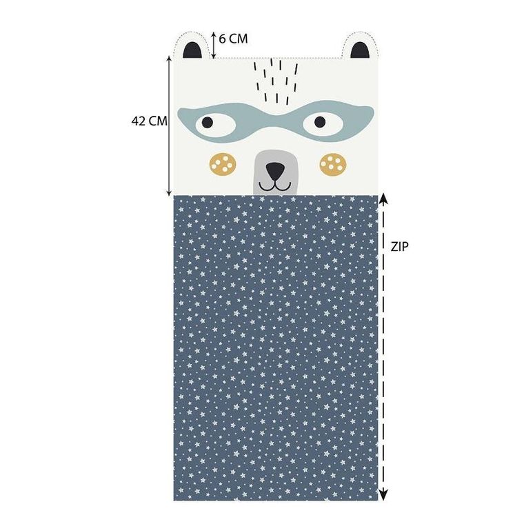 Today, śpiwór dziecięcy z zamkiem, 142-62 cm