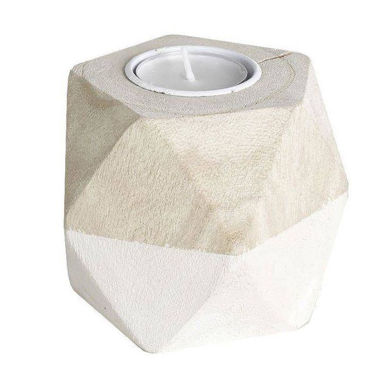 Today, świecznik drewniany, Pure, na tealighty