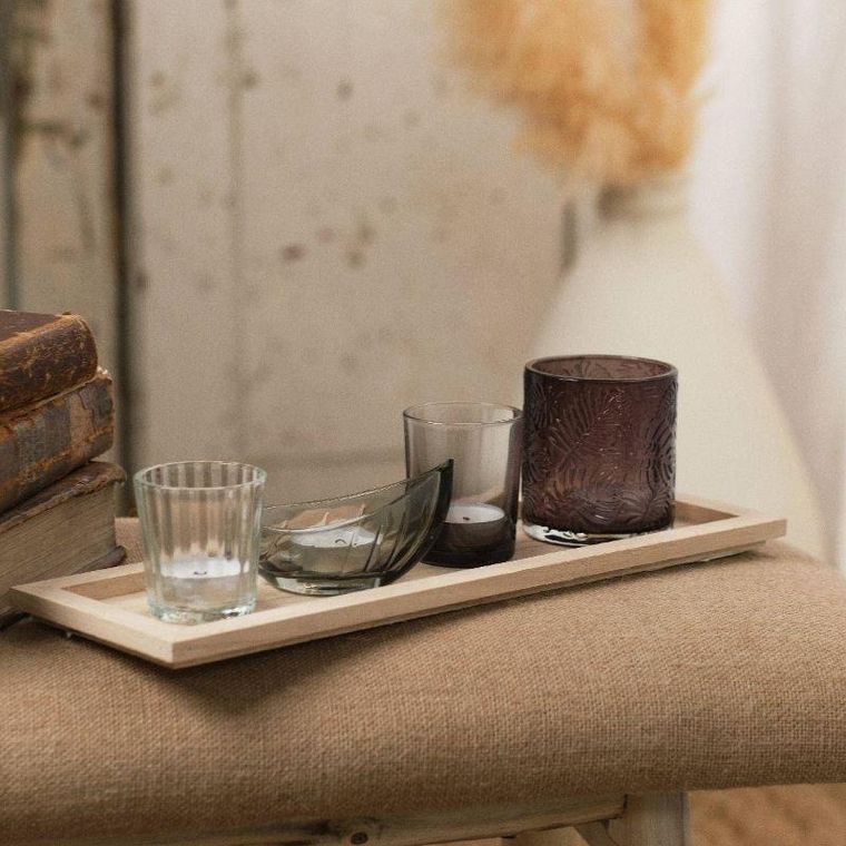 Today, taca drewniana pod świeczniki Pure