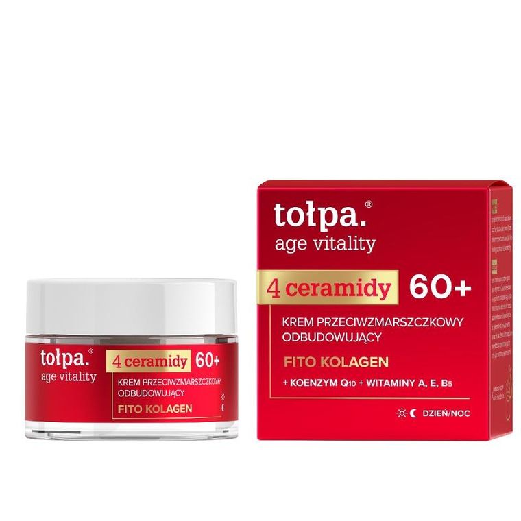 Tołpa, Age Vitality, krem przeciwzmarszczkowy odbudowujący 60+, 50 ml