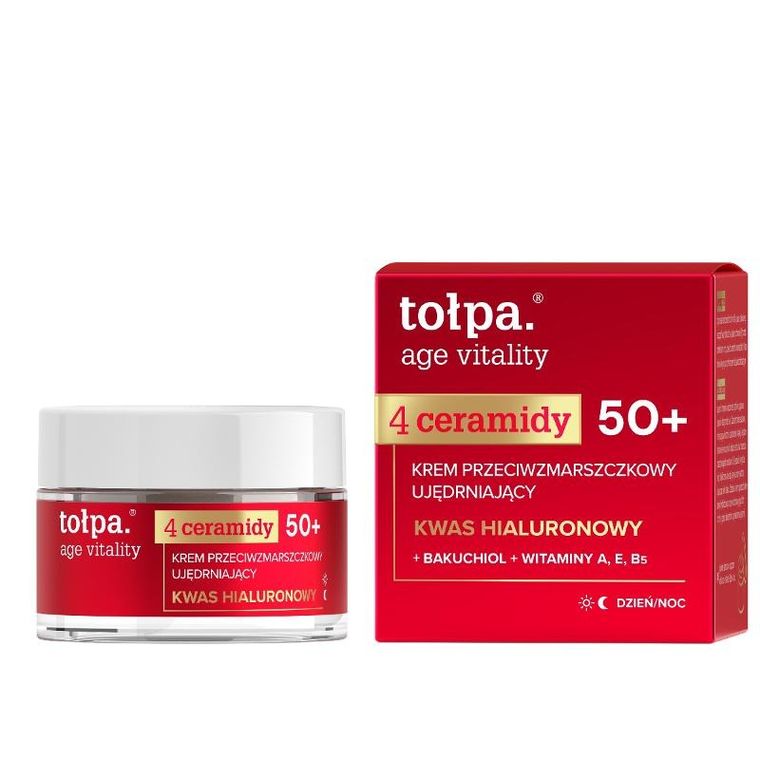 Tołpa, Age Vitality, krem przeciwzmarszczkowy ujędrniający 50+, 50 ml