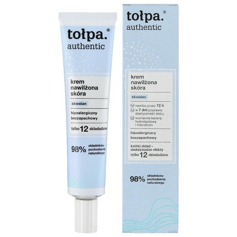 Tołpa, Authentic, krem do twarzy, nawilżona skóra, 40 ml