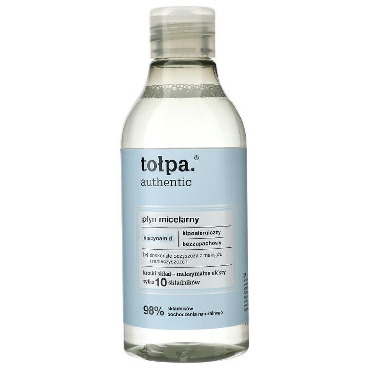 Tołpa, Authentic, płyn micelarny do demakijażu, 300 ml