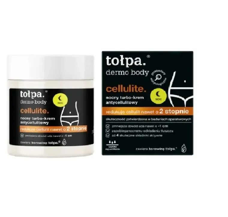 Tołpa, Dermo Body Cellulite nocny turbo-krem antycellulitowy, 250 ml